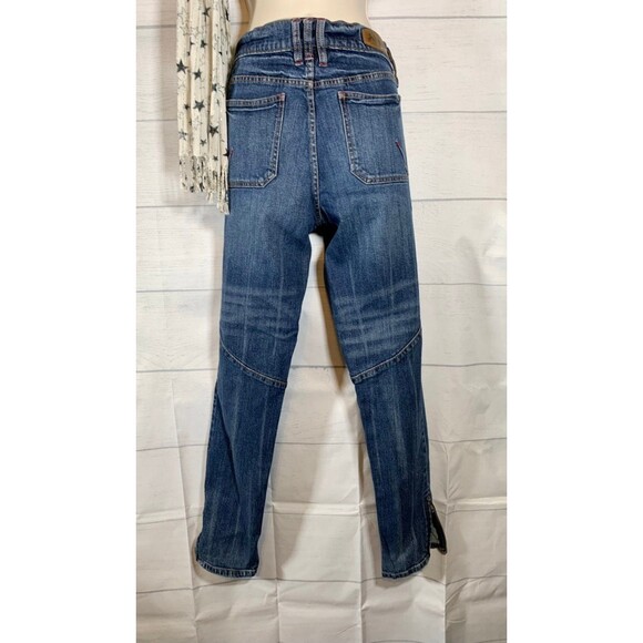 Allen B by Allen Schwartz Retro Jeans – Size 10, Zipper Ankles, Ribbed Legs - Picture 6 of 12